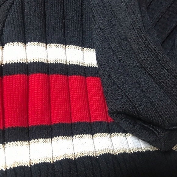 ST JOHN SPORT Striped Hoodie Full Zip - Picture 5 of 8